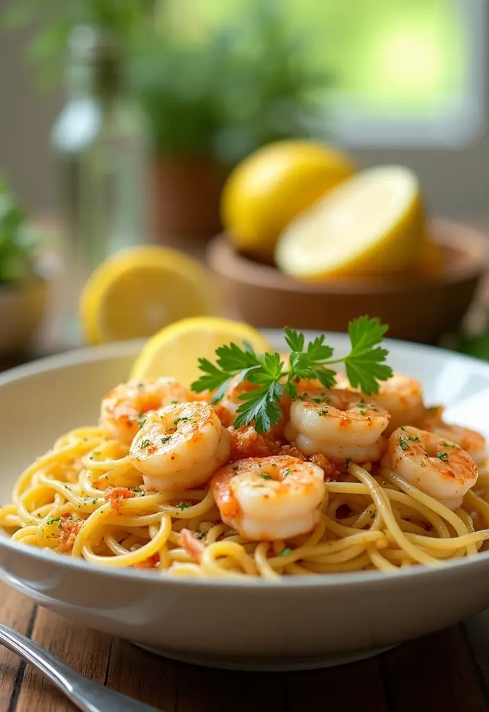 30+ Pasta Recipes for Pregnant Women That Are Nutritious and Safe 11 30+ Pasta Recipes for Pregnant Women That Are Nutritious and Safe - 3. Lemon Garlic Shrimp Pasta