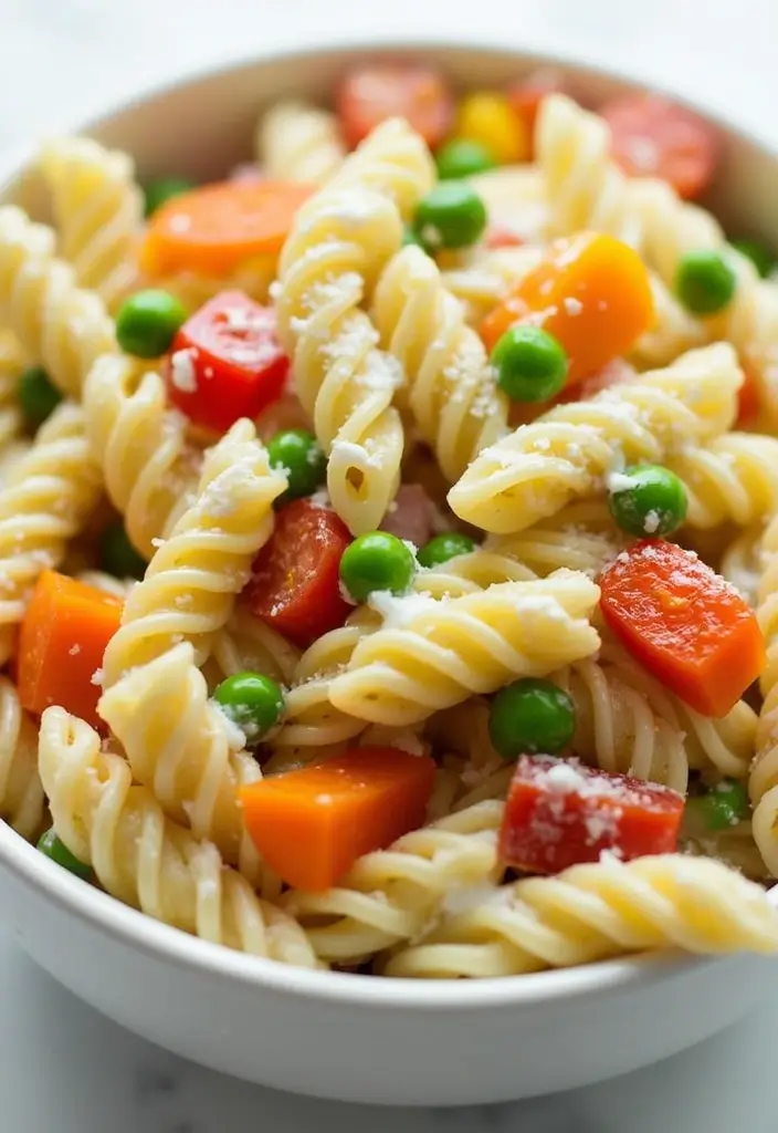 30+ Pasta Salad Recipes with Ranch Dressing Everyone Will Love 68 30+ Pasta Salad Recipes with Ranch Dressing Everyone Will Love - 12. Ranch Veggie Pasta Salad