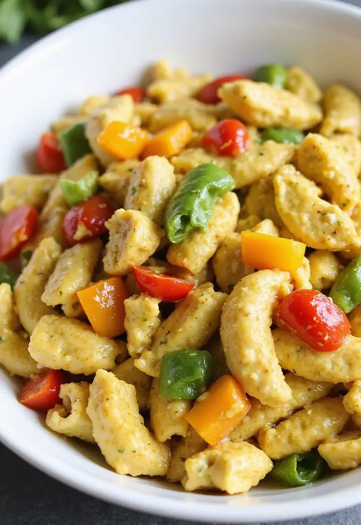 30+ Pasta Salad Recipes with Ranch Dressing Everyone Will Love 163 30+ Pasta Salad Recipes with Ranch Dressing Everyone Will Love - 29. Curry Chicken Ranch Pasta Salad