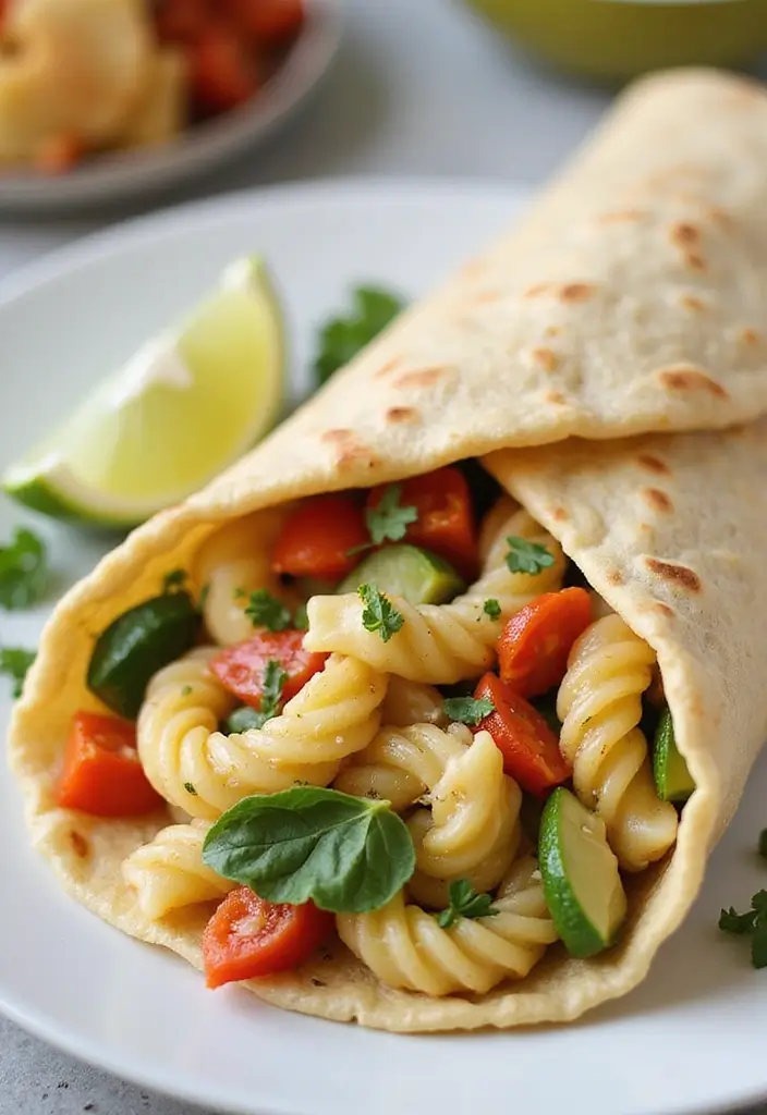 30+ Pasta Salad Recipes with Ranch Dressing Everyone Will Love 168 30+ Pasta Salad Recipes with Ranch Dressing Everyone Will Love - 30. Ranch Veggie Wraps with Pasta