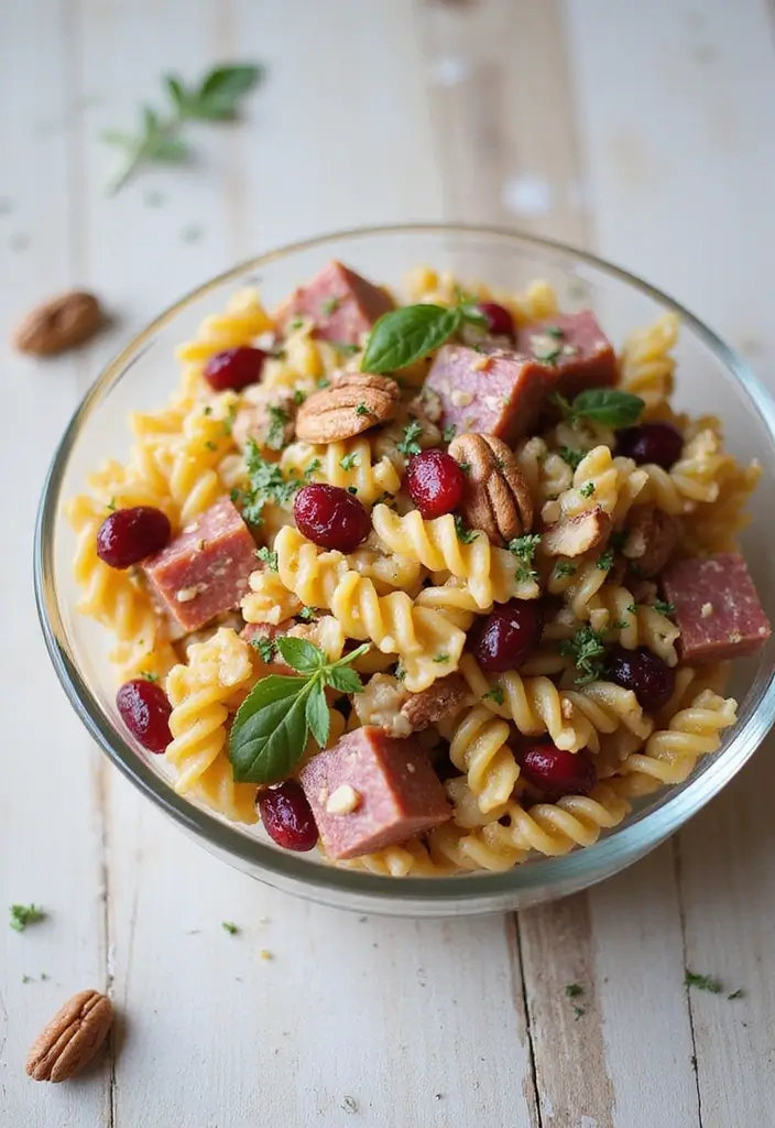 30+ Pasta Salad Recipes with Salami That Steal the Show 124 30+ Pasta Salad Recipes with Salami That Steal the Show - 20. Salami and Nut Pasta Salad