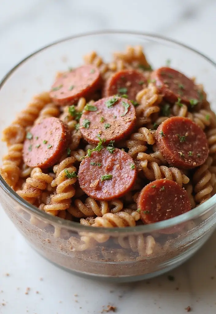 30+ Pasta Salad Recipes with Salami That Steal the Show 150 30+ Pasta Salad Recipes with Salami That Steal the Show - 24. Chocolate Salami Pasta Salad