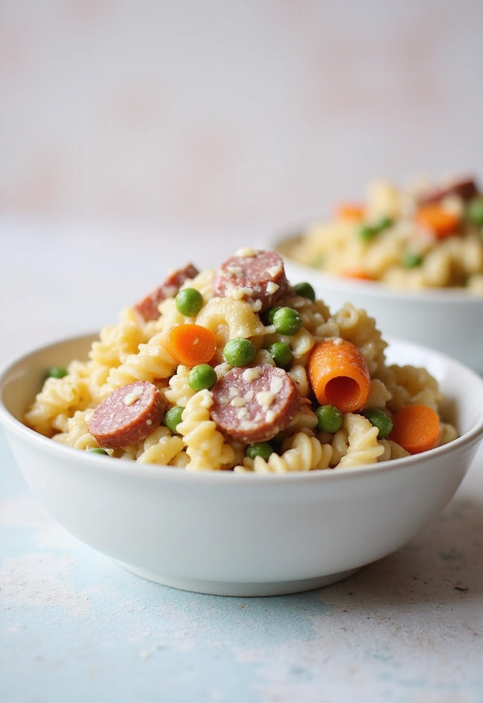 30+ Pasta Salad Recipes with Salami That Steal the Show 15 30+ Pasta Salad Recipes with Salami That Steal the Show - 3. Creamy Salami Pasta Salad