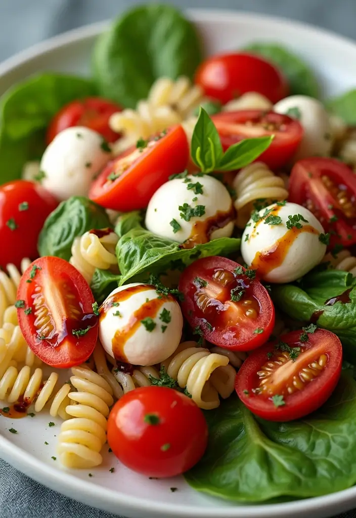 30+ Pasta Salad with Lettuce Recipes for Crunchy Fresh Bites 83 30+ Pasta Salad with Lettuce Recipes for Crunchy Fresh Bites - 15. Caprese Pasta Salad with Lettuce