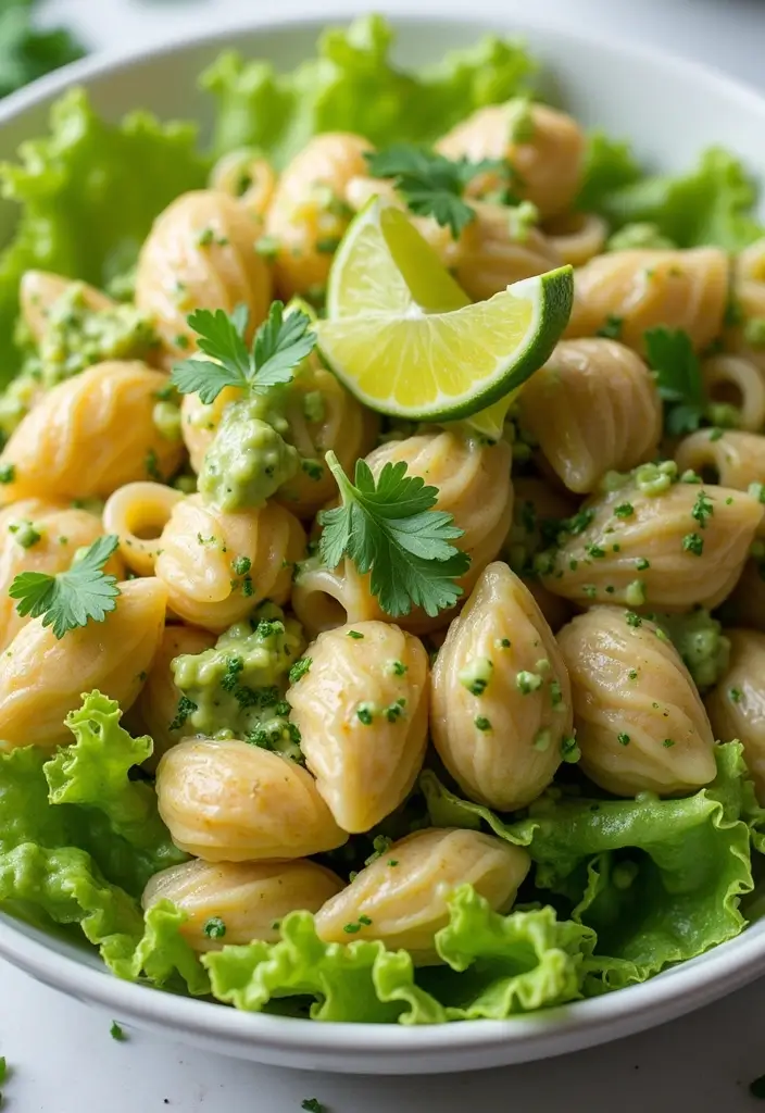 30+ Pasta Salad with Lettuce Recipes for Crunchy Fresh Bites 37 30+ Pasta Salad with Lettuce Recipes for Crunchy Fresh Bites - 7. Creamy Avocado Pasta Salad with Lettuce
