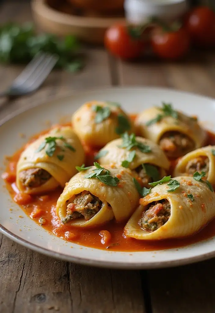 30+ Pasta and Vodka Sauce Recipes That Feel Restaurant-Worthy 58 30+ Pasta and Vodka Sauce Recipes That Feel Restaurant-Worthy - 10. Vodka Sauce Stuffed Shells