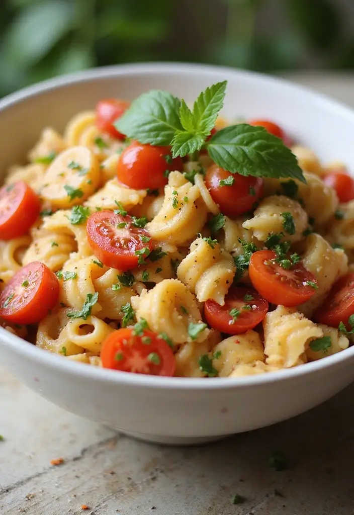30+ Pasta and Vodka Sauce Recipes That Feel Restaurant-Worthy 141 30+ Pasta and Vodka Sauce Recipes That Feel Restaurant-Worthy - 23. Tomato Vodka Pasta Salad