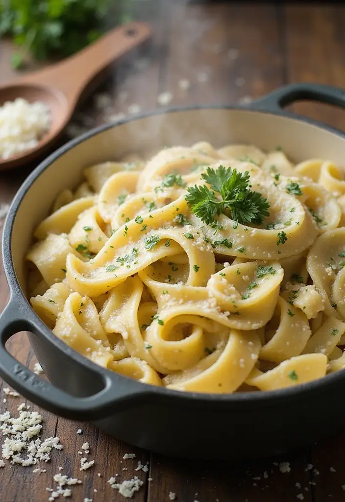 30+ Simple and Easy Pasta Recipes Anyone Can Make at Home 1 30+ Simple and Easy Pasta Recipes Anyone Can Make at Home - 1. One-Pot Garlic Parmesan Pasta