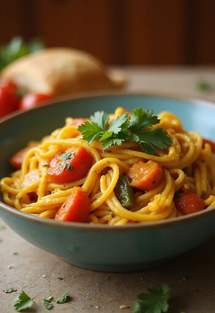 30+ Simple and Easy Pasta Recipes Anyone Can Make at Home 138 30+ Simple and Easy Pasta Recipes Anyone Can Make at Home - 22. One-Pot Curry Pasta