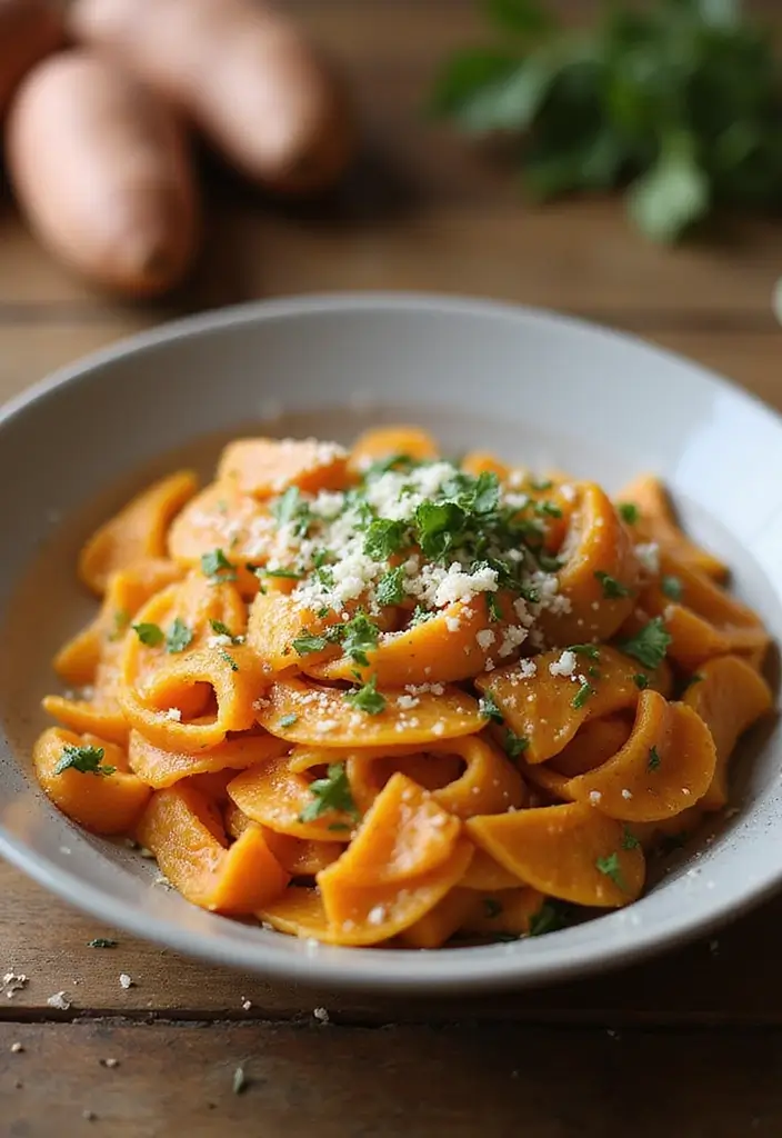 30+ Simple and Easy Pasta Recipes Anyone Can Make at Home 159 30+ Simple and Easy Pasta Recipes Anyone Can Make at Home - 25. One-Pot Sweet Potato Pasta