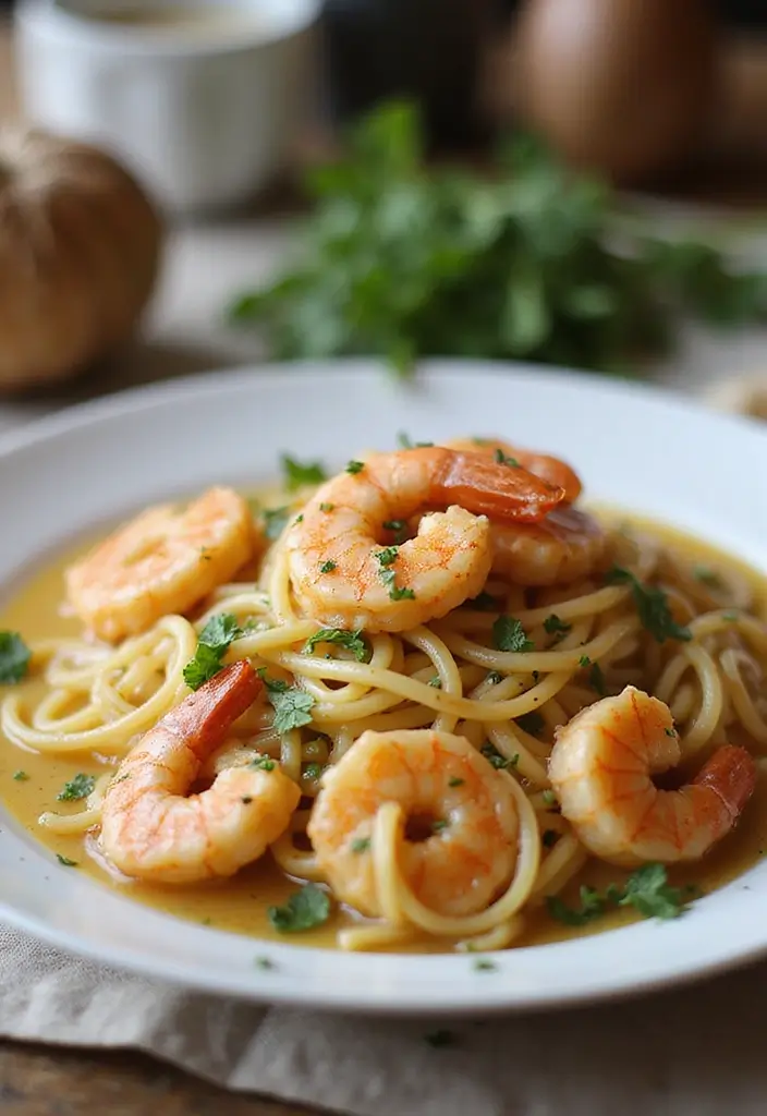 30+ Simple and Easy Pasta Recipes Anyone Can Make at Home 41 30+ Simple and Easy Pasta Recipes Anyone Can Make at Home - 7. One-Pot Shrimp Scampi Pasta