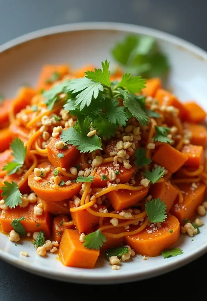 30+ Sweet Potato Pasta Recipes for Cozy Dinners 92 30+ Sweet Potato Pasta Recipes for Cozy Dinners - 16. Sweet Potato Pad Thai