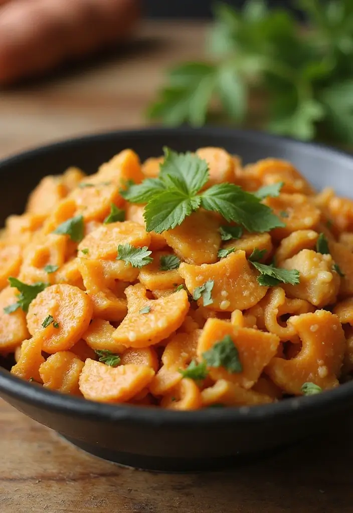 30+ Sweet Potato Pasta Recipes for Cozy Dinners 153 30+ Sweet Potato Pasta Recipes for Cozy Dinners - 25. Sweet Potato and Cauliflower Pasta