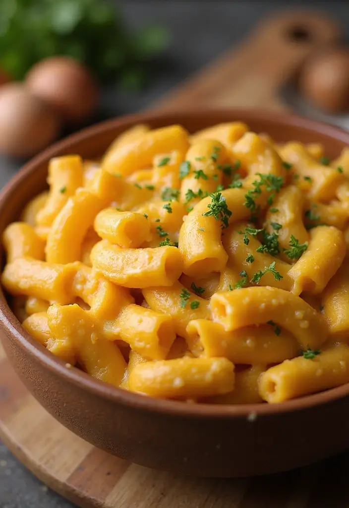 30+ Sweet Potato Pasta Recipes for Cozy Dinners 49 30+ Sweet Potato Pasta Recipes for Cozy Dinners - 9. Sweet Potato Mac and Cheese